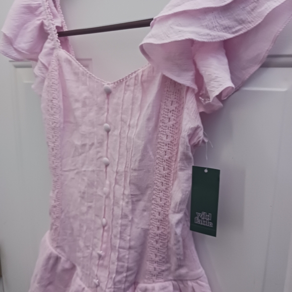 Pink Ruffled Shirt - Picture 3 of 9